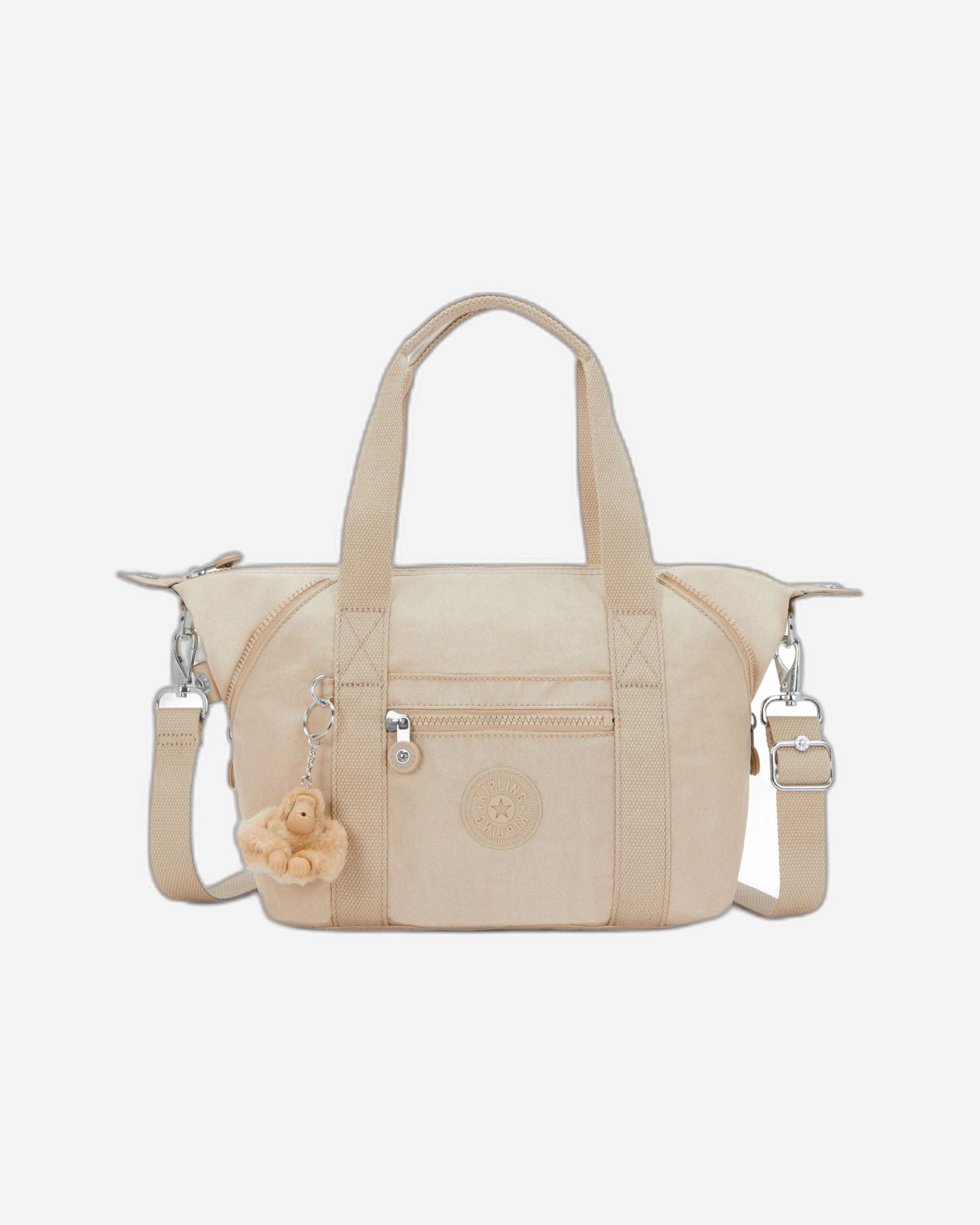 Kipling Art Mini Sparkled Beige Small handbag (with removable shoulderstrap) 15410-5DV