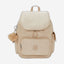 Kipling City Pack S Sparkled Beige Small backpack 15641-5DV
