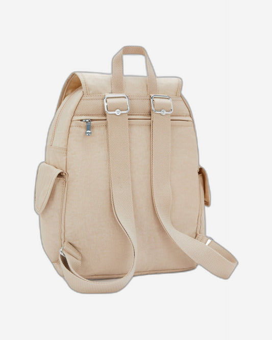 Kipling City Pack S Sparkled Beige Small Backpack 15641-5Dv