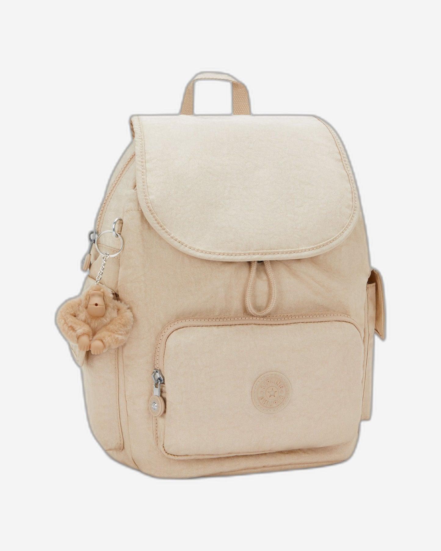 Kipling City Pack S Sparkled Beige Small Backpack 15641-5Dv