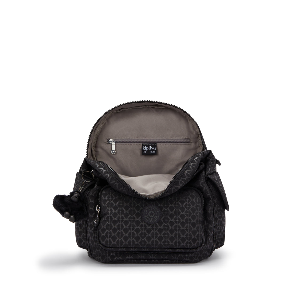 Kipling-City Pack S-Small Backpack-Signature Emb-15641-K59 - 15641-K59
