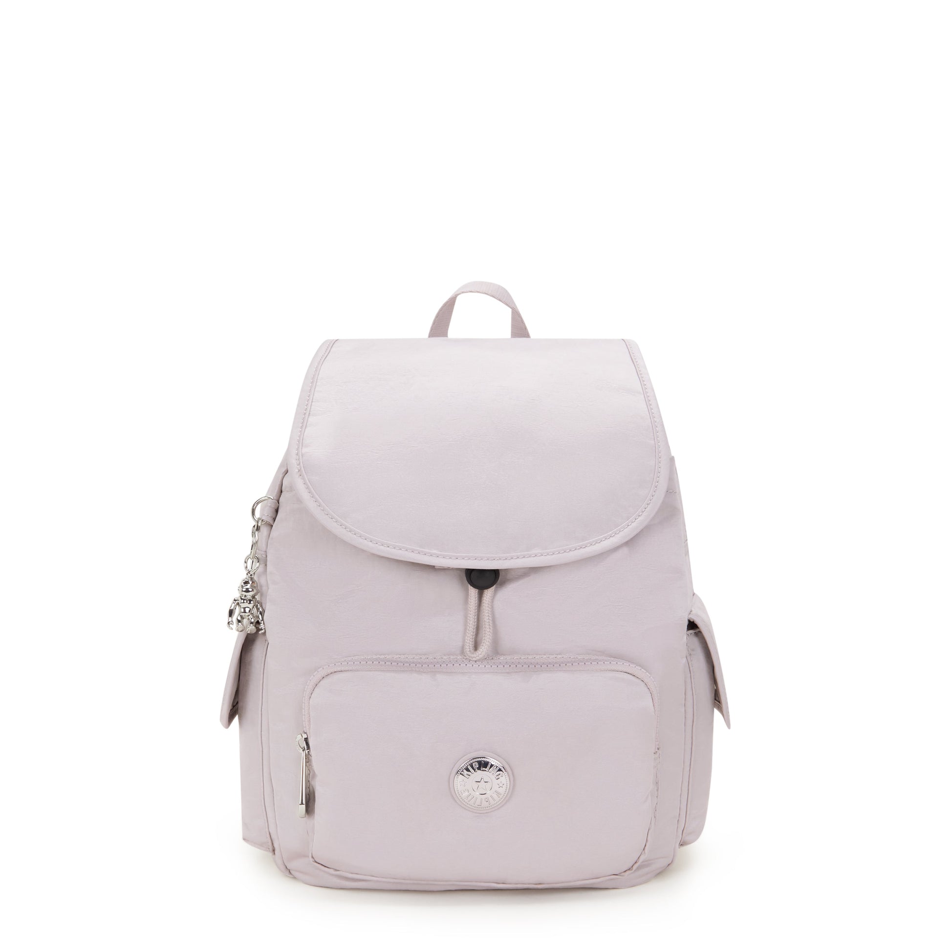 KIPLING-City Pack S-Small backpack-Gleam Silver-I2525-K6G