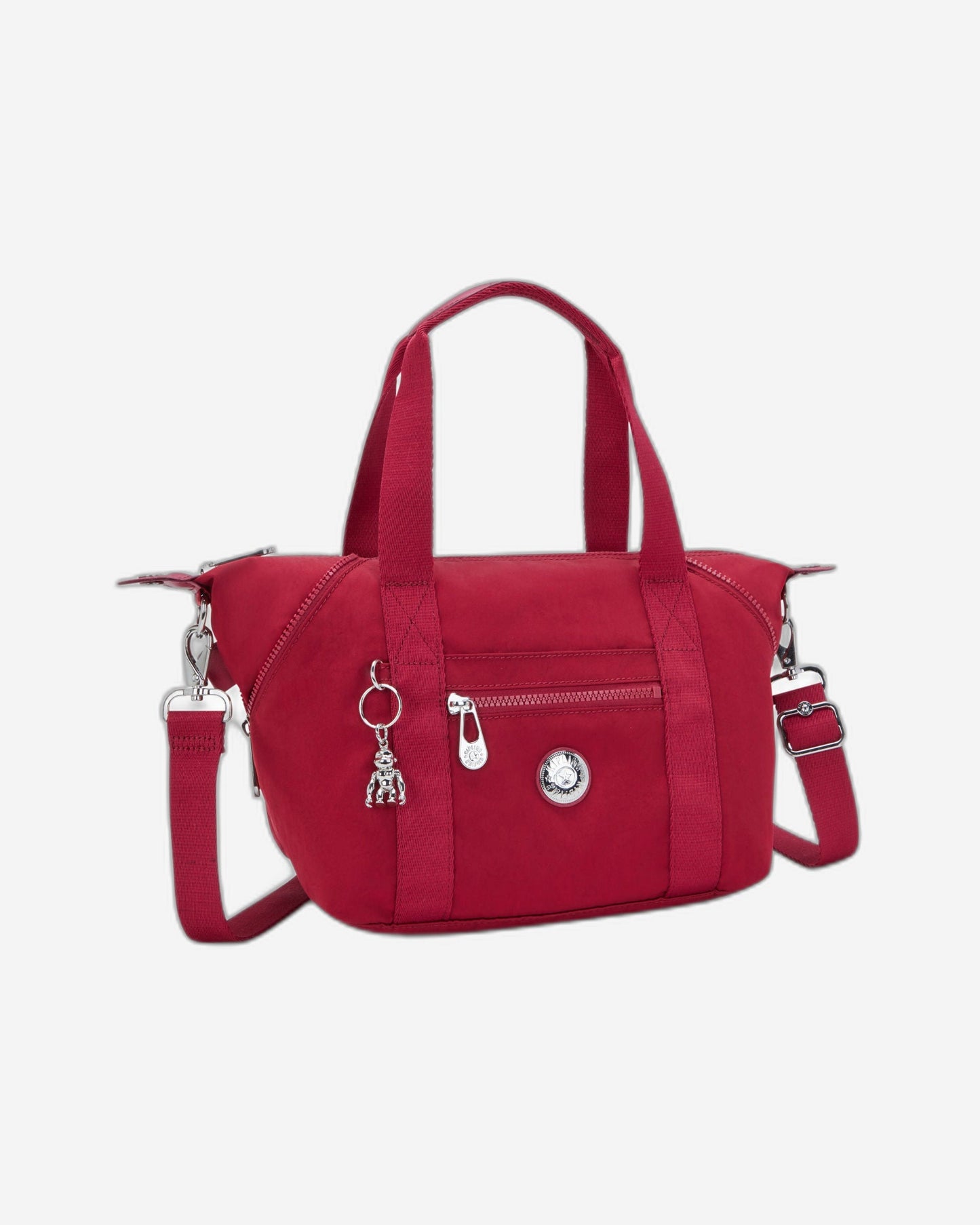 Kipling Art Mini Red Red Wine Small Handbag I2526-6SE