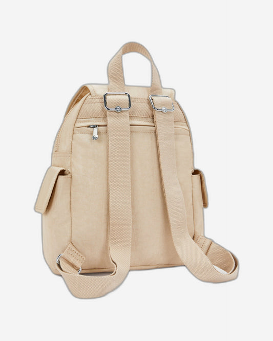Kipling City Pack Mini Sparkled Beige Small Backpack I2671-5Dv