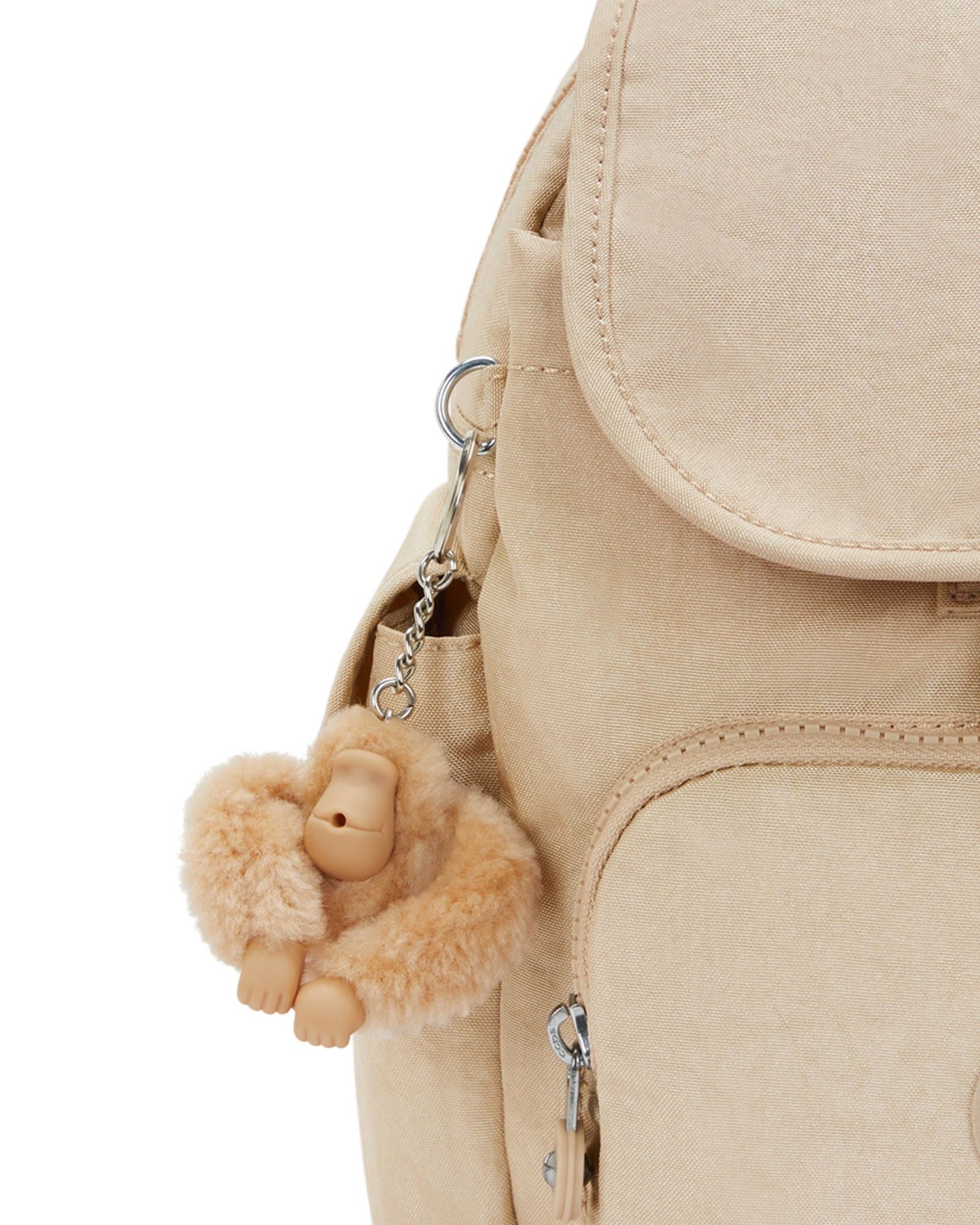 Kipling City Pack Mini Sparkled Beige Small Backpack I2671-5Dv