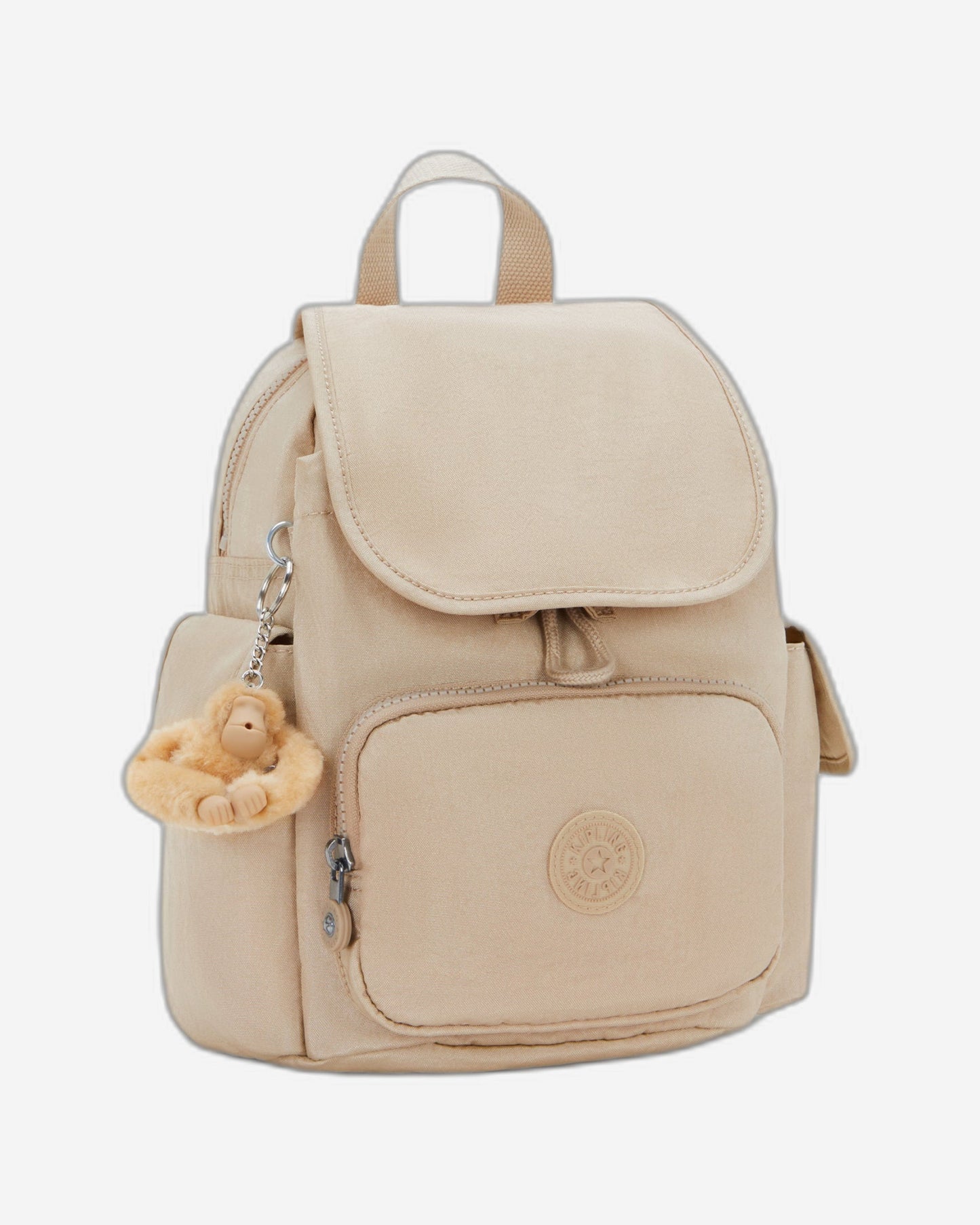 Kipling City Pack Mini Sparkled Beige Small Backpack I2671-5Dv