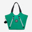 Kipling New Cicely Rapid Green Medium Tote Bag C2I2888-AG4