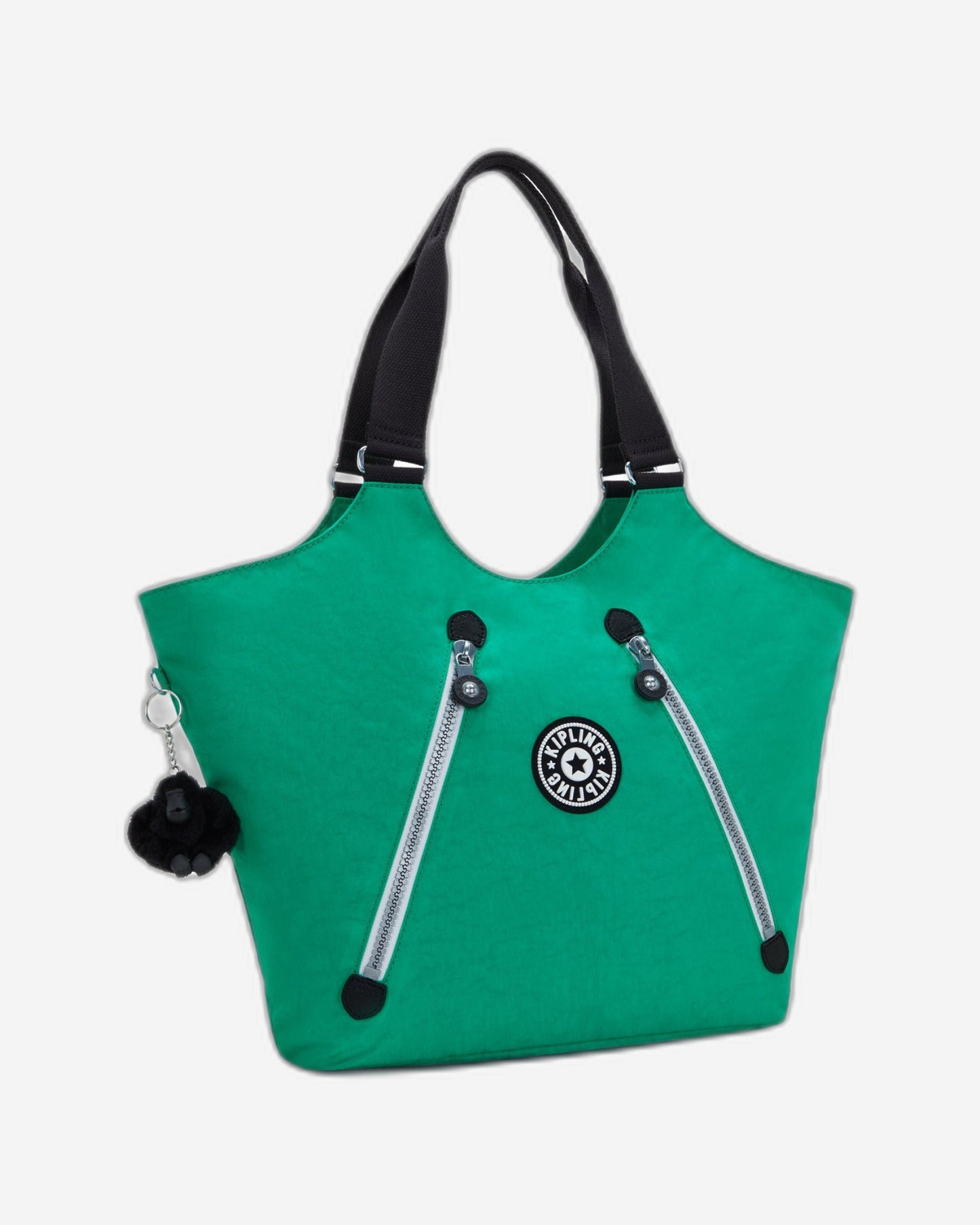 Kipling New Cicely Rapid Green Medium Tote Bag C2I2888-AG4