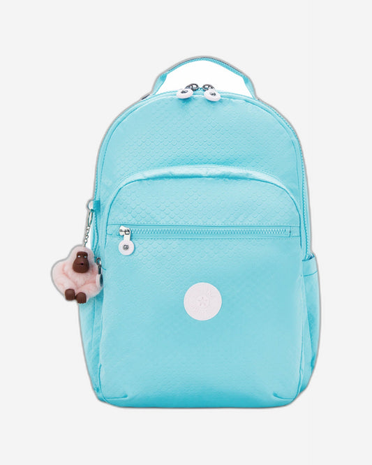 Kipling Seoul Lap Mermaid Emboss Large backpack with laptop compartment I2932-62H