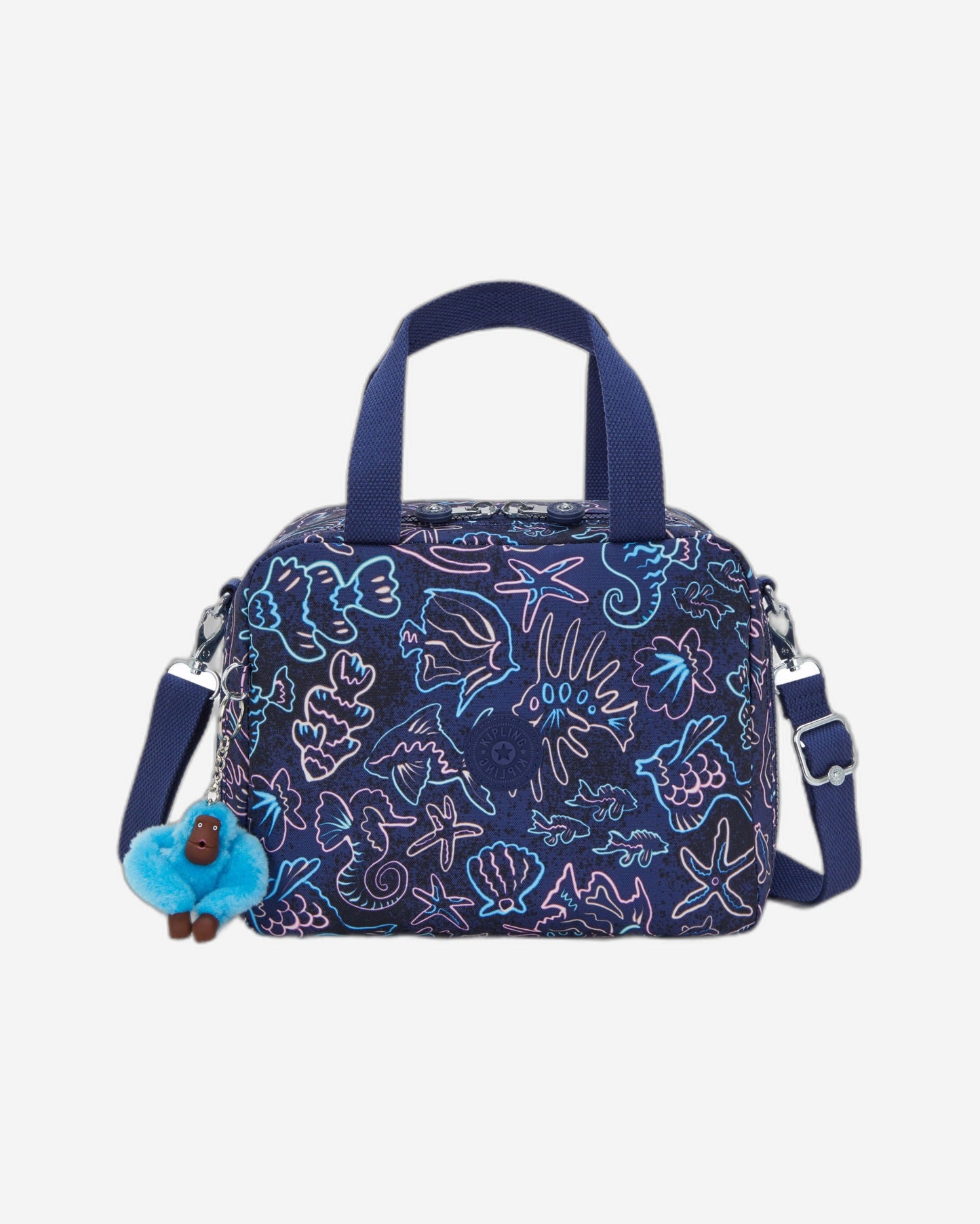 Kipling Miyo Disco Fish Large lunchbag with trolley sleeve I2989-4FK