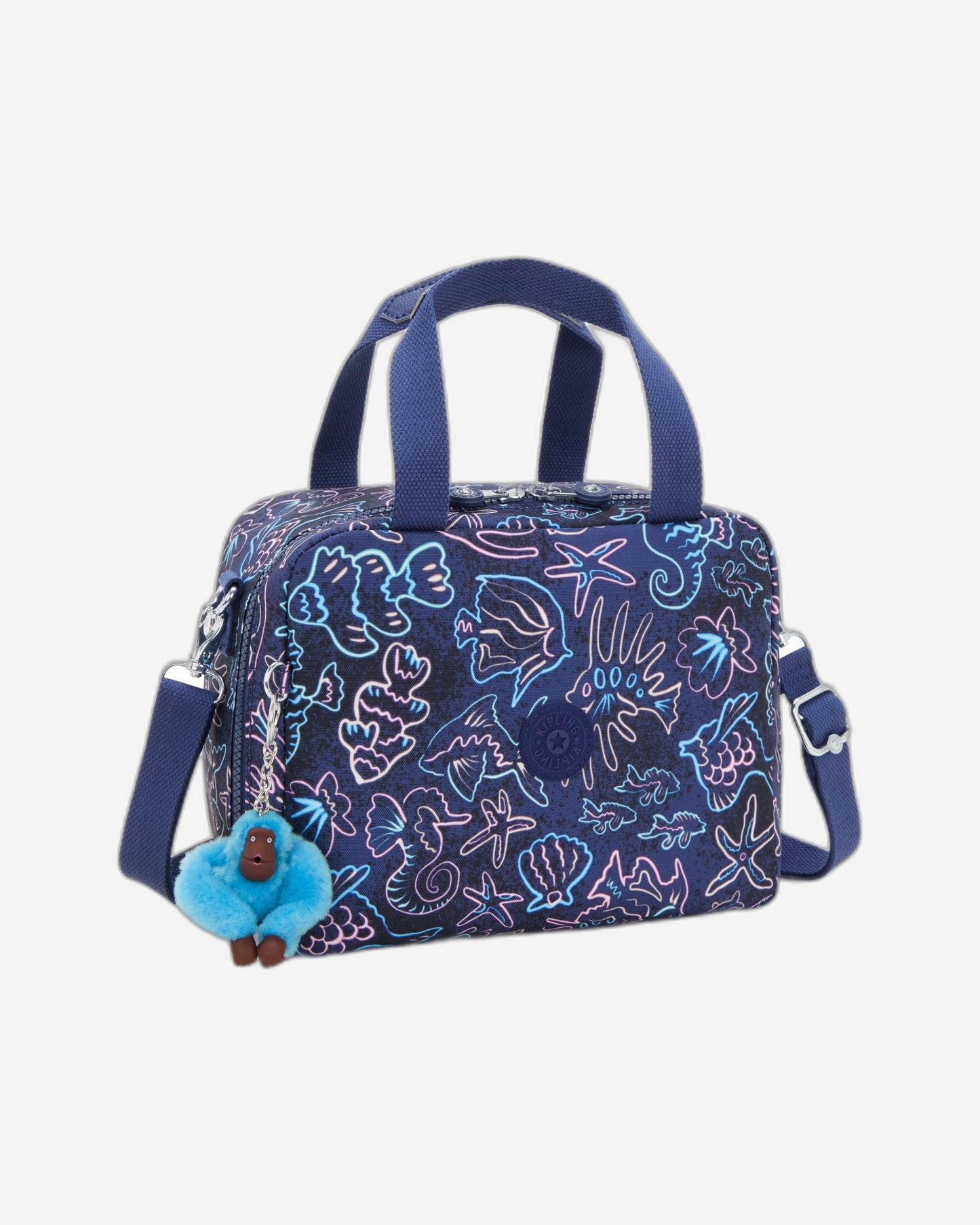 Kipling Miyo Disco Fish Large lunchbag with trolley sleeve I2989-4FK