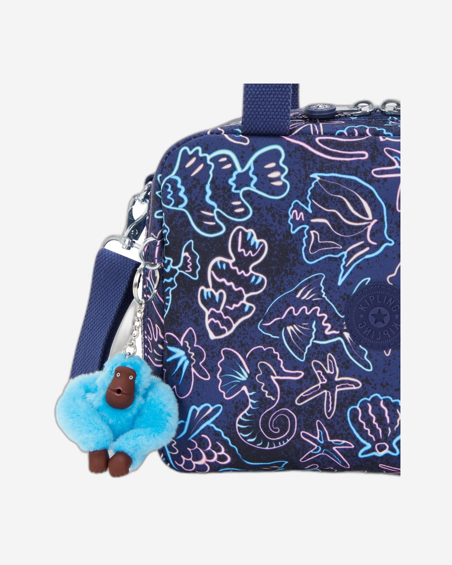 Kipling Miyo Disco Fish Large lunchbag with trolley sleeve I2989-4FK