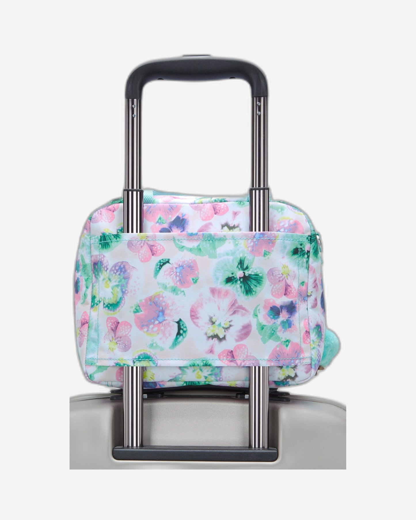 Kipling Miyo Aqua Blossom Large Lunch Bag with Trolley Sleeve C2I2989-7EC