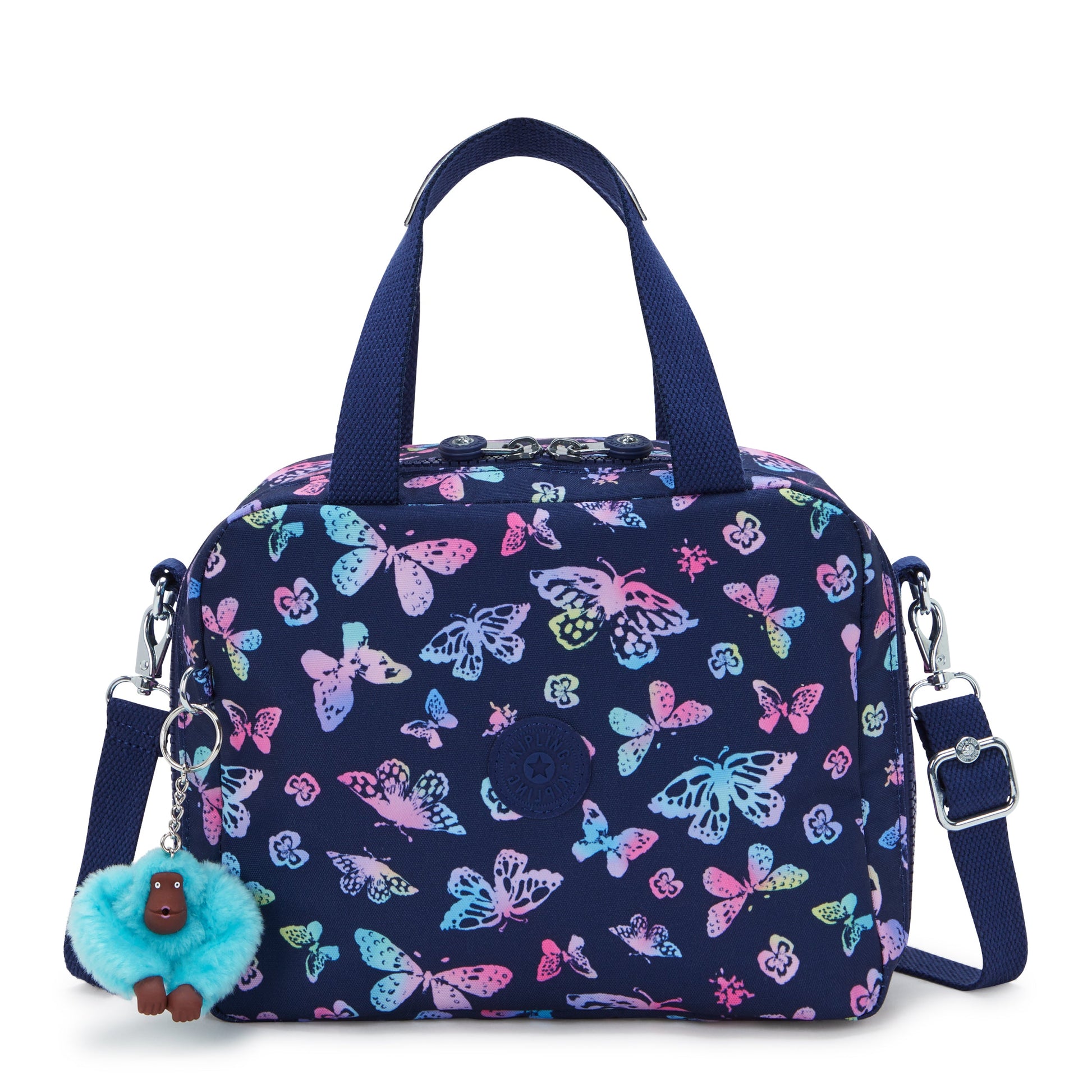 KIPLING-Miyo-Large lunchbox (with trolley sleeve)-Butterfly Fun-I2989-F5K
