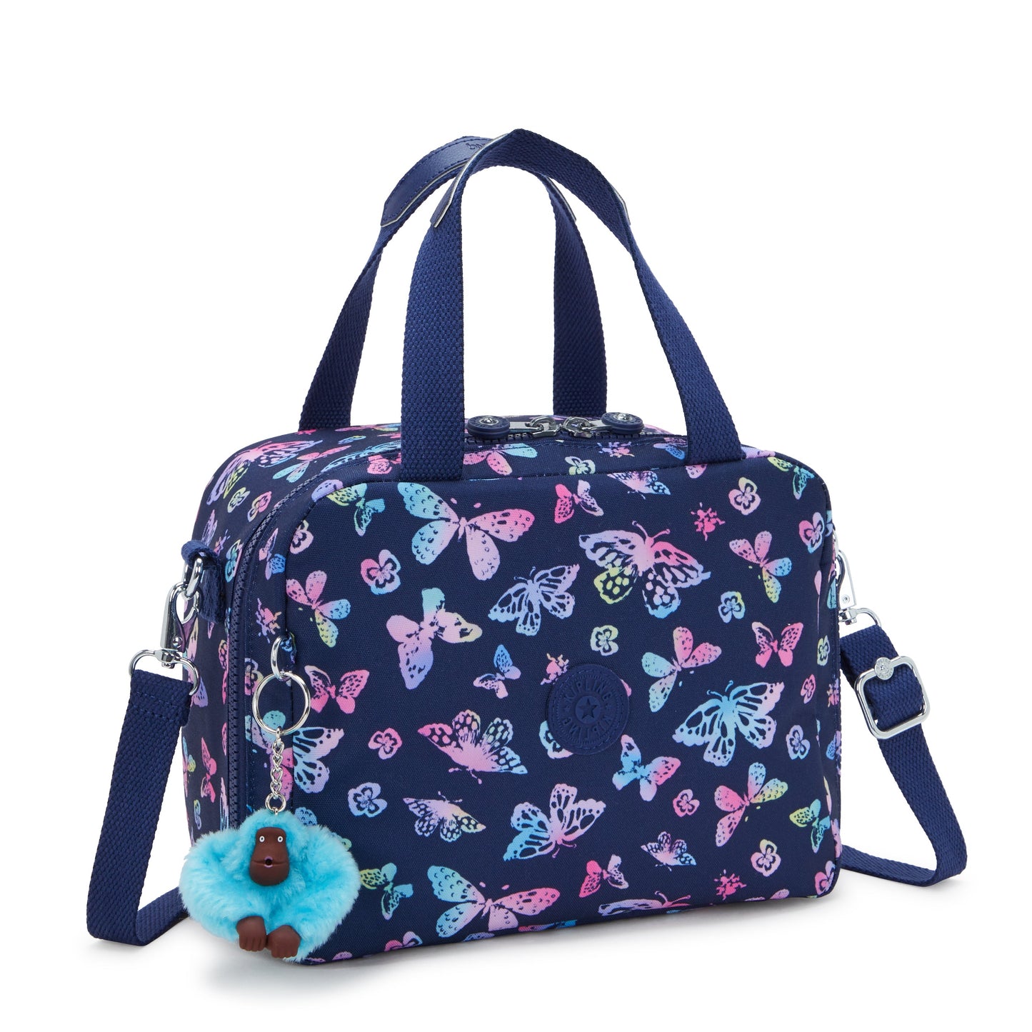 Kipling Miyo Butterfly Fun Large Lunch Bag with Trolley Sleeve C2I2989-F5K