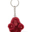 Kipling Monkeyclip M Funky Red   Medium Monkey Keyhangers K1647-94S
