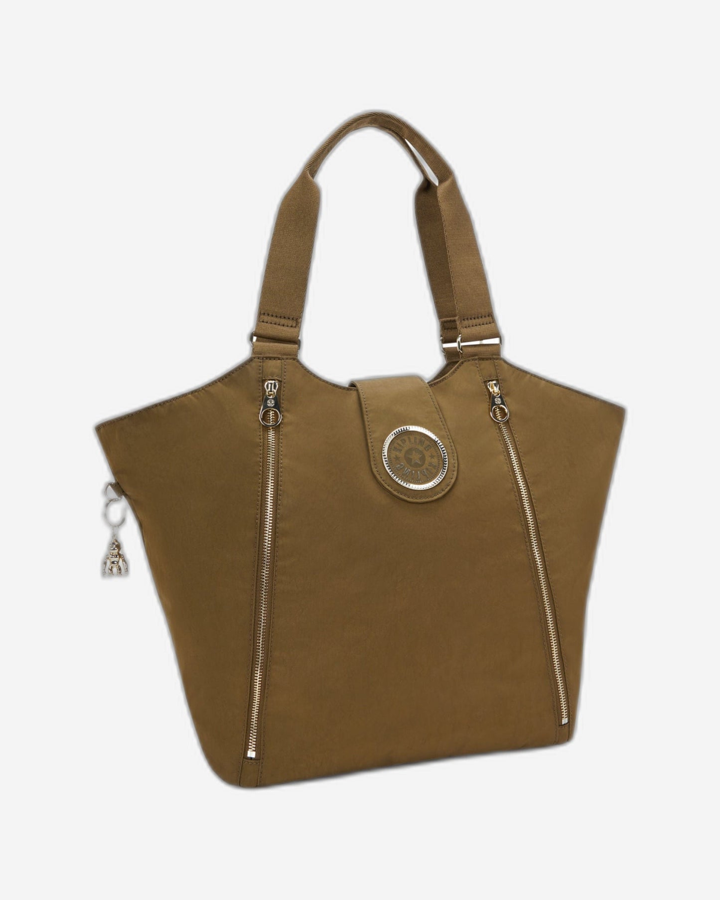 Kipling Recicely Dry Laurel Spice Medium Tote with Zipped & Magnetic Closure I3286-3KP