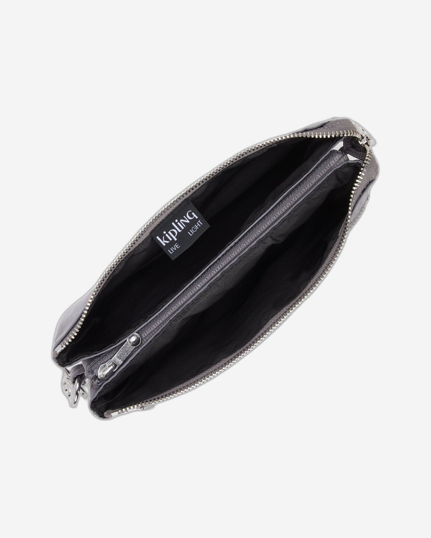 Kipling Riri Zip Grey Spice Small crossbody (with removable shoulderstrap) I3302-4GV