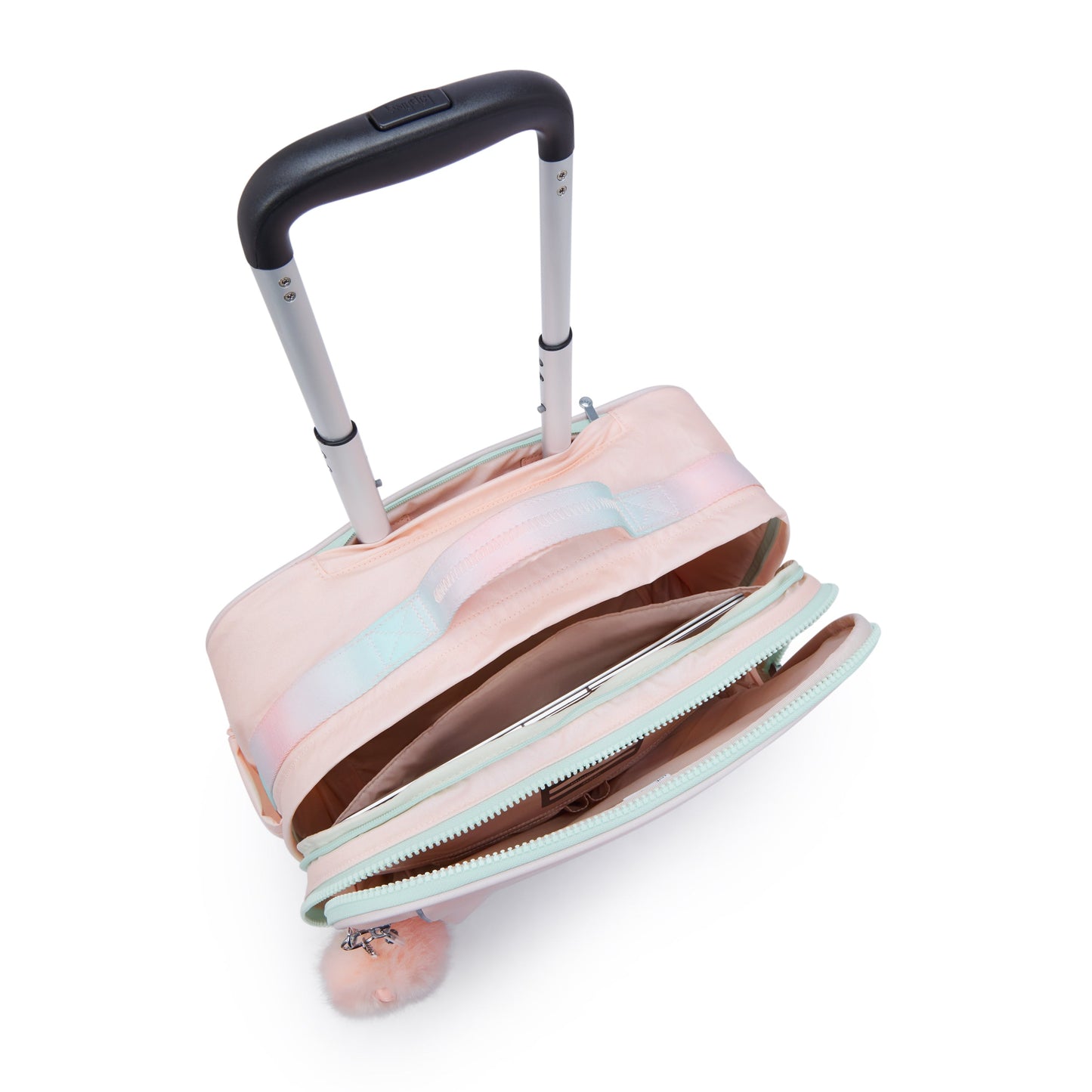 Kipling New Storia Blush Metallic Large Wheeled Bag C2I3390-E7L