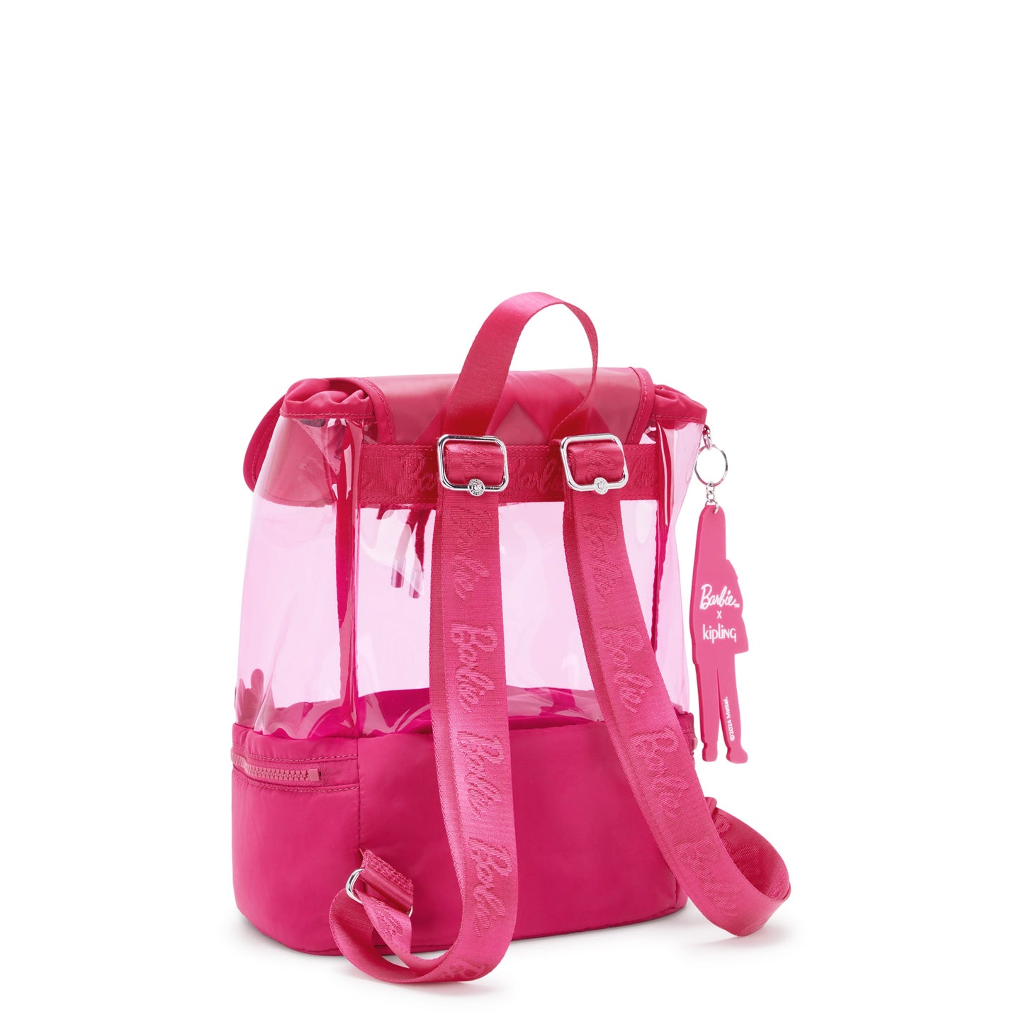 KIPLING-Darlee-Medium Barbie™ Backpack With Two Main Compartments-Power P Transpa-I3417-BA9