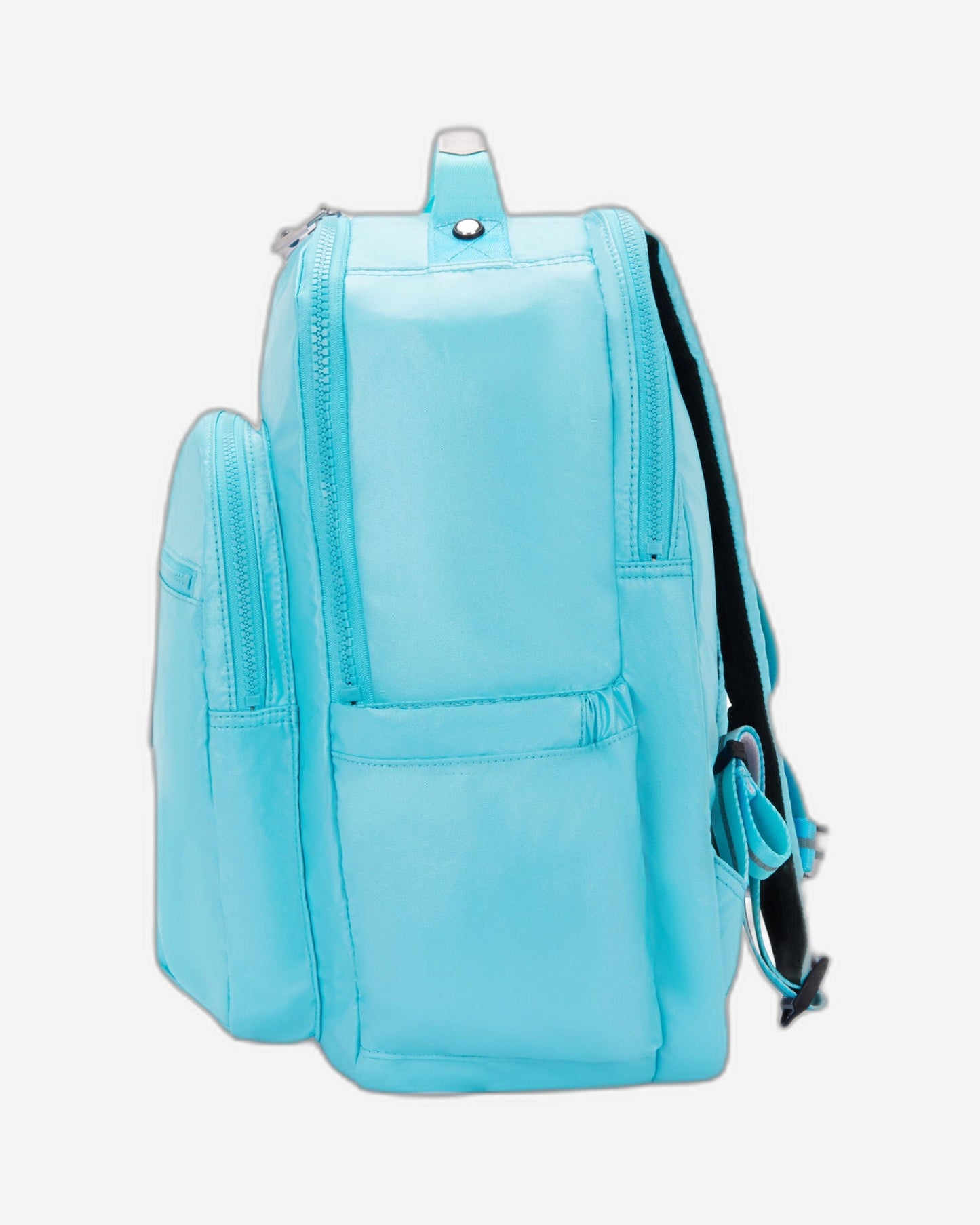 Kipling Seoul College Extra Sea Blue Met Large backpack with laptop compartment I3514-52D
