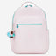 Kipling Seoul College Extra Sea Pink Met Large backpack with laptop compartment I3514-52J