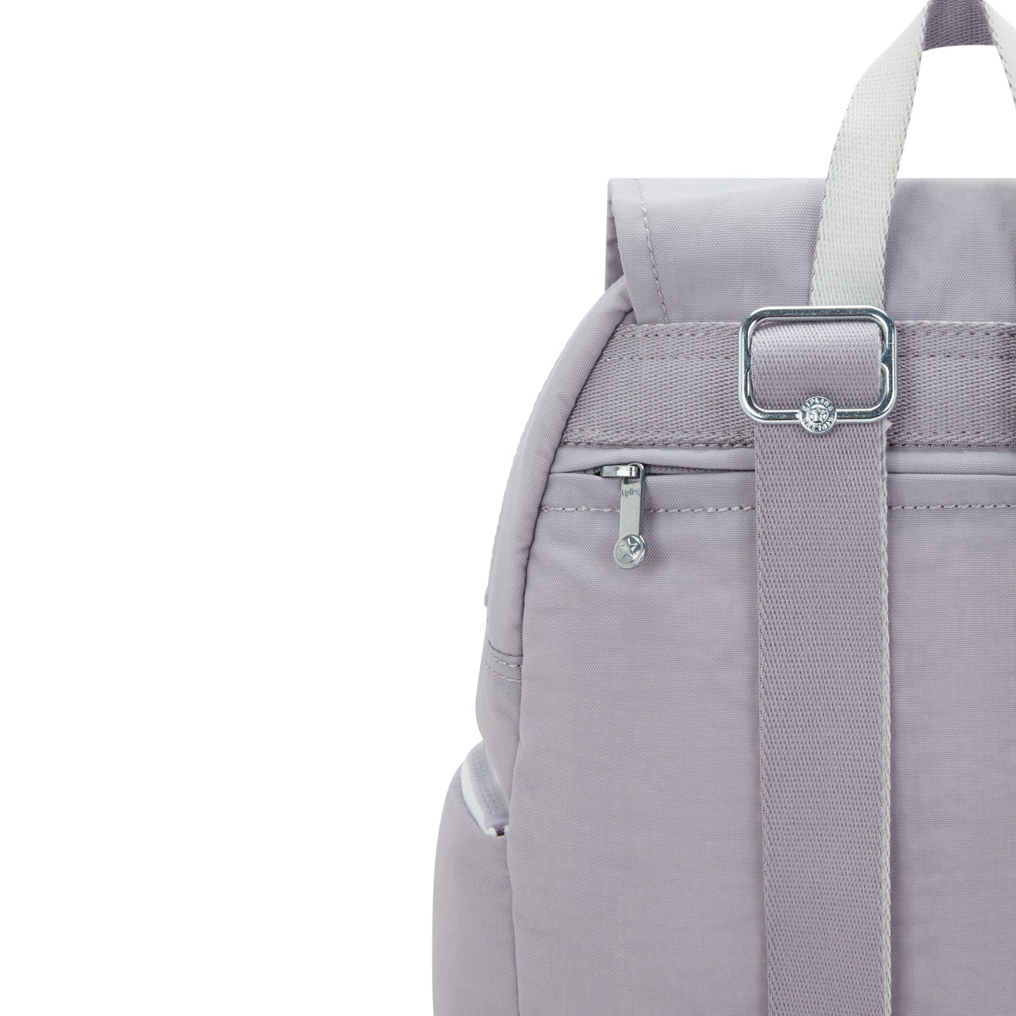 KIPLING-City Zip S-Small Backpack with Adjustable Straps-Tender Grey-I3523-1FB