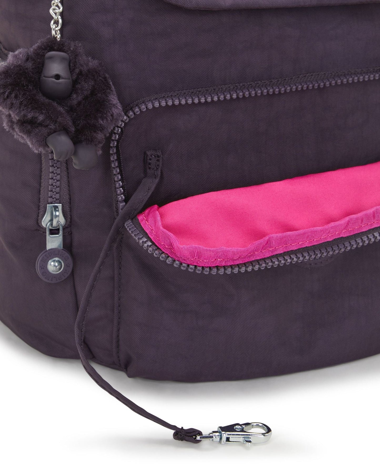 Kipling City Zip S Ultimate Plum Small Backpack I3523-67U