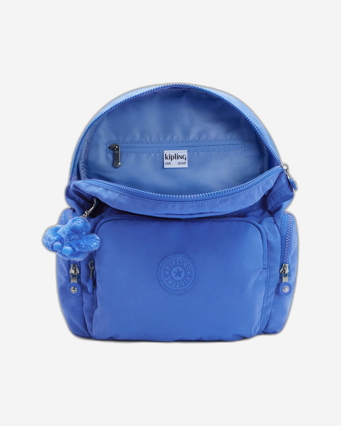 Kipling City Zip S Havana Blue Small Backpack C2I3523-JC7