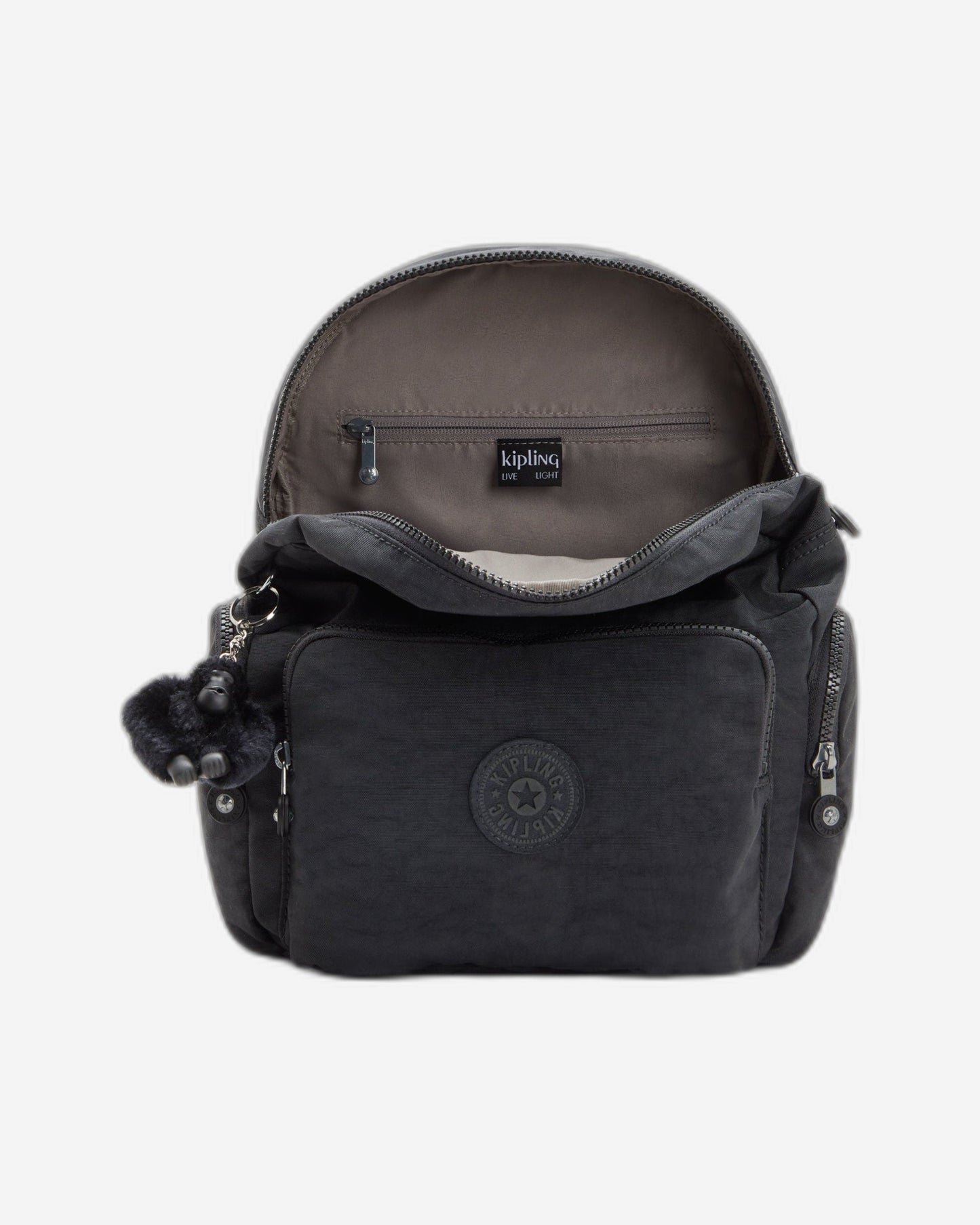 Kipling City Zip S Black Noir Small Backpack C2I3523-P39