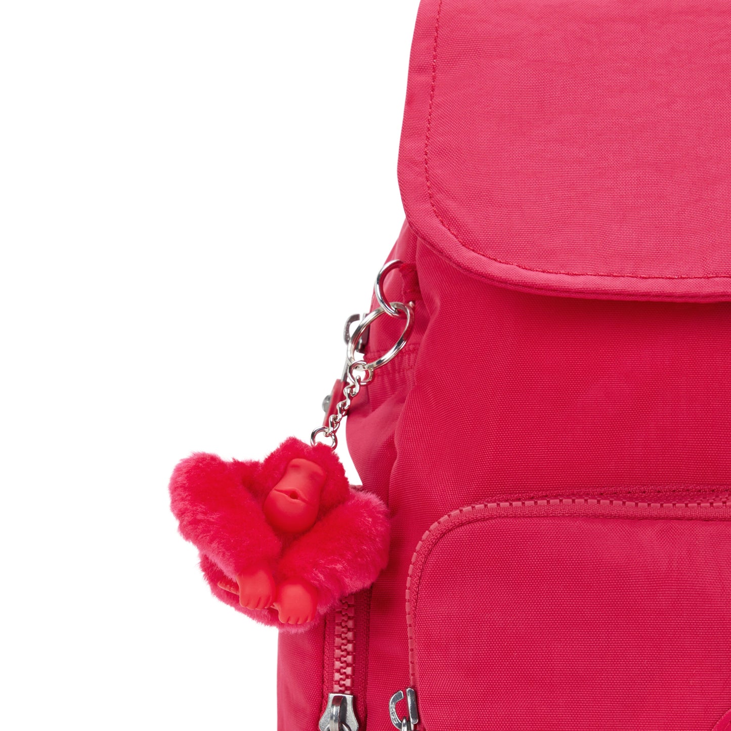 KIPLING-City Zip S-Small Backpack with Adjustable Straps-Confetti Pink-I3523-T73
