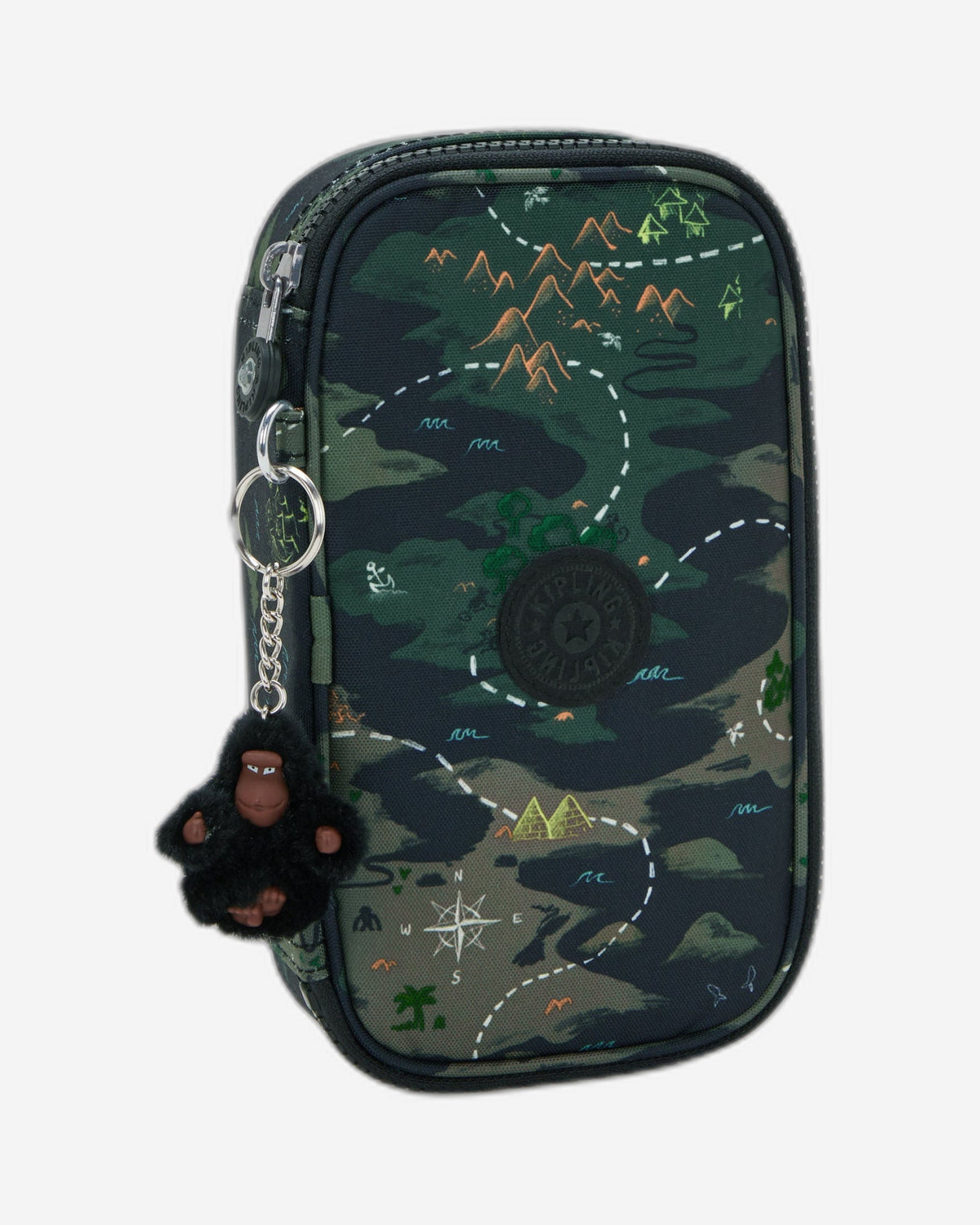 KIPLING 50 Pens Camo Treasure Medium pencase I3707-3PB