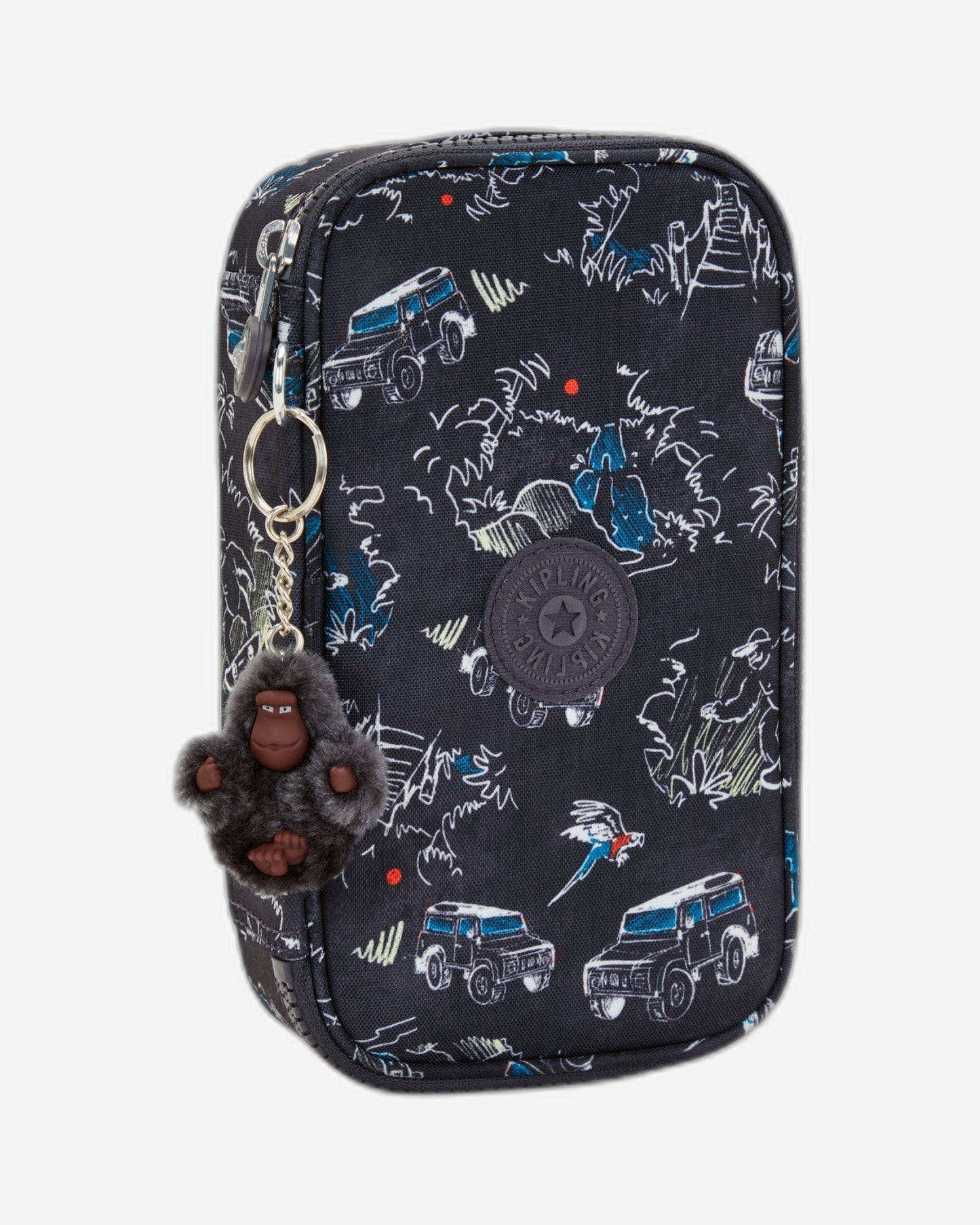 Kipling 50 Pens Jungle Fun Race Medium Pencase C2I3707-TJ3