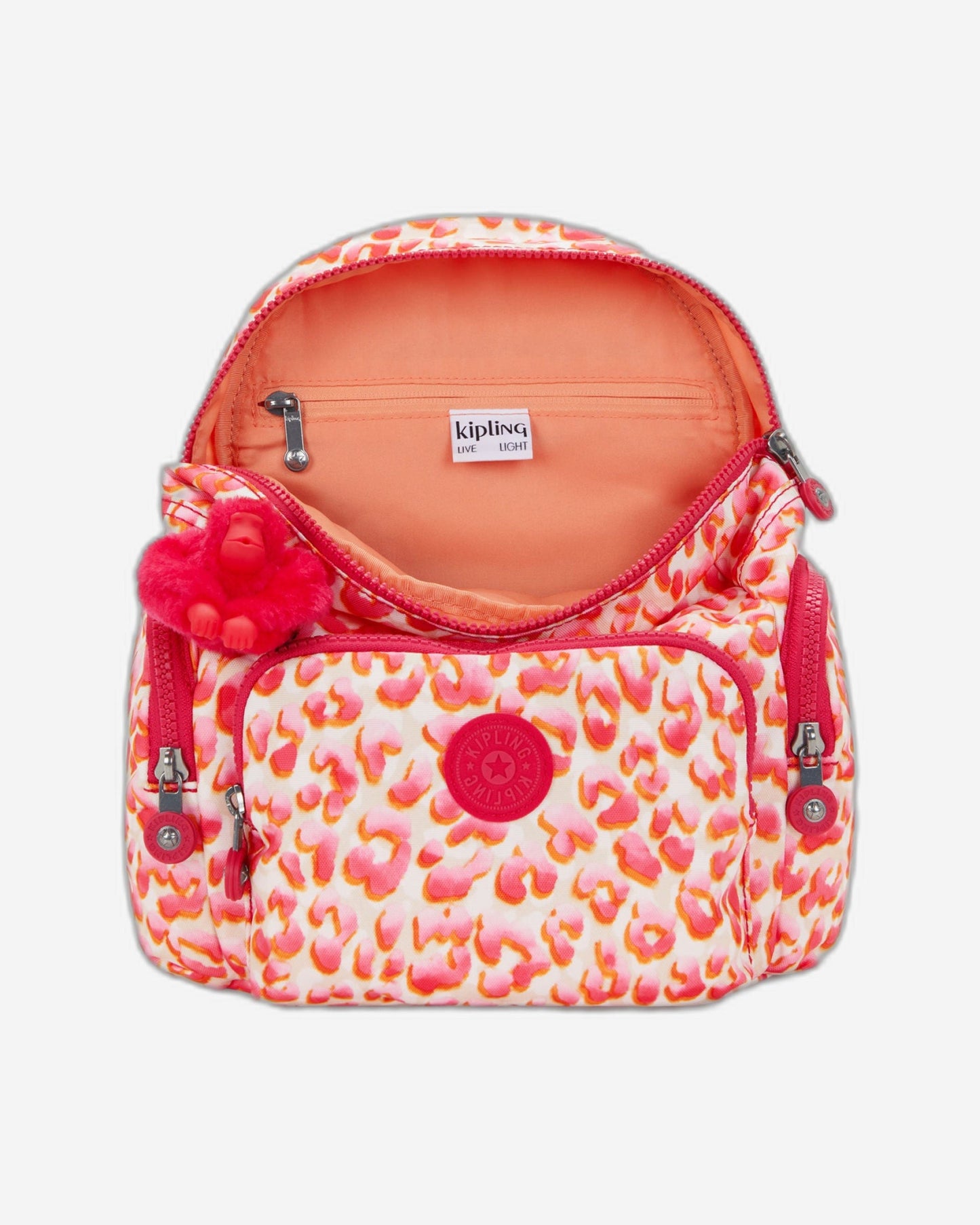 Kipling City Zip Mini Latin Cheetah Mini Backpack C2I3735-6LX