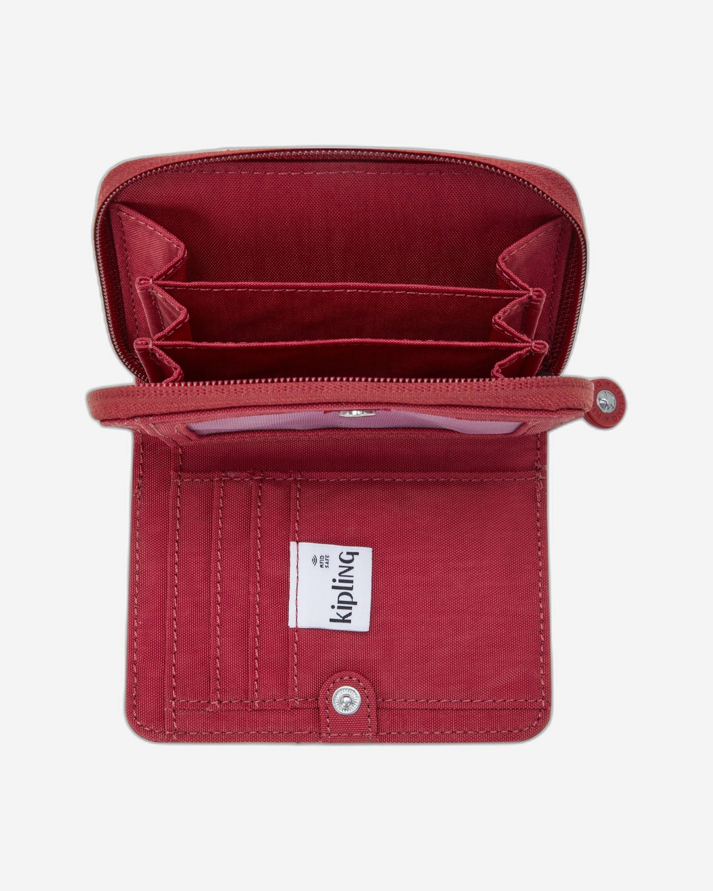 Kipling Money Love Funky Red Medium Wallet I3738-4SS