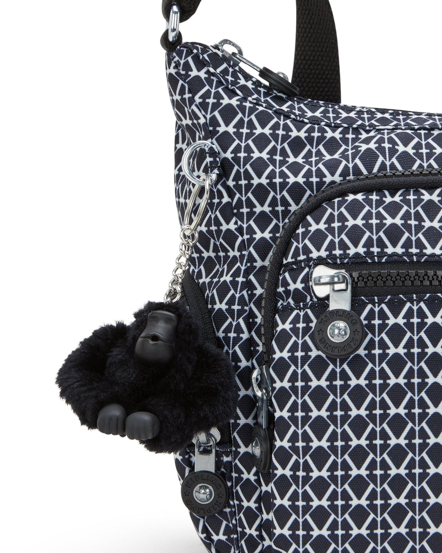 Kipling Gabbie S Signature Print Medium Crossbody Bag I3759-DD2