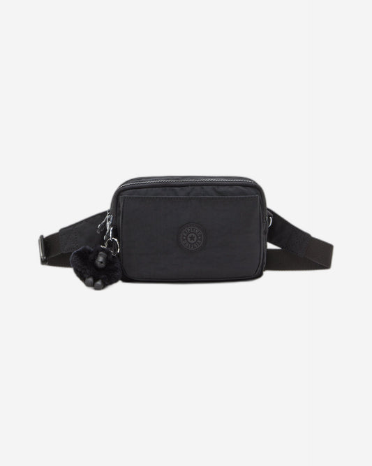 Kipling Abanu Multi Black Noir Small Crossbody Convertible To Waistbag (With Removable Shoulderstrap) I3795-P39