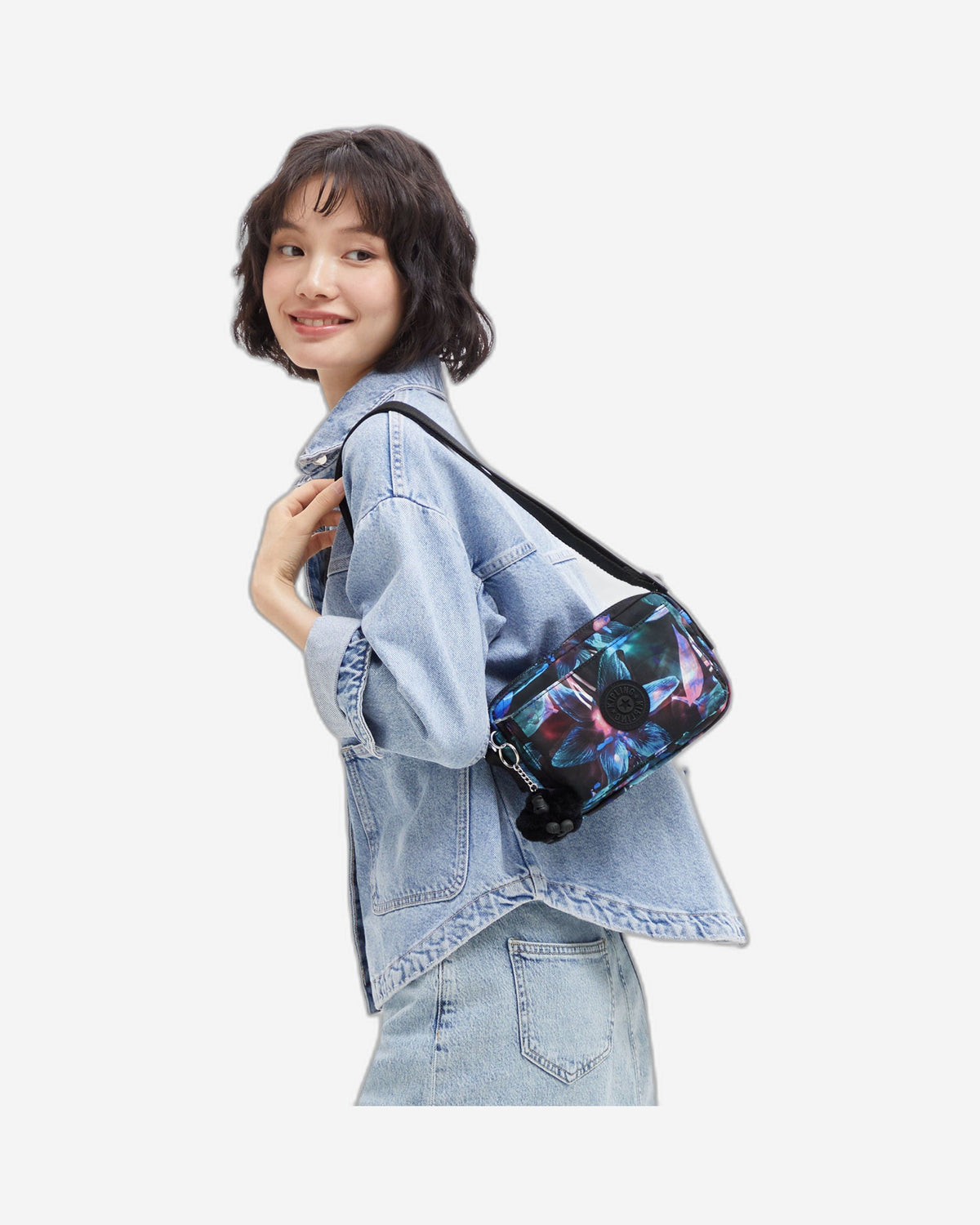 Kipling Abanu Spectral Orchid Small Crossbody I3942-7DP