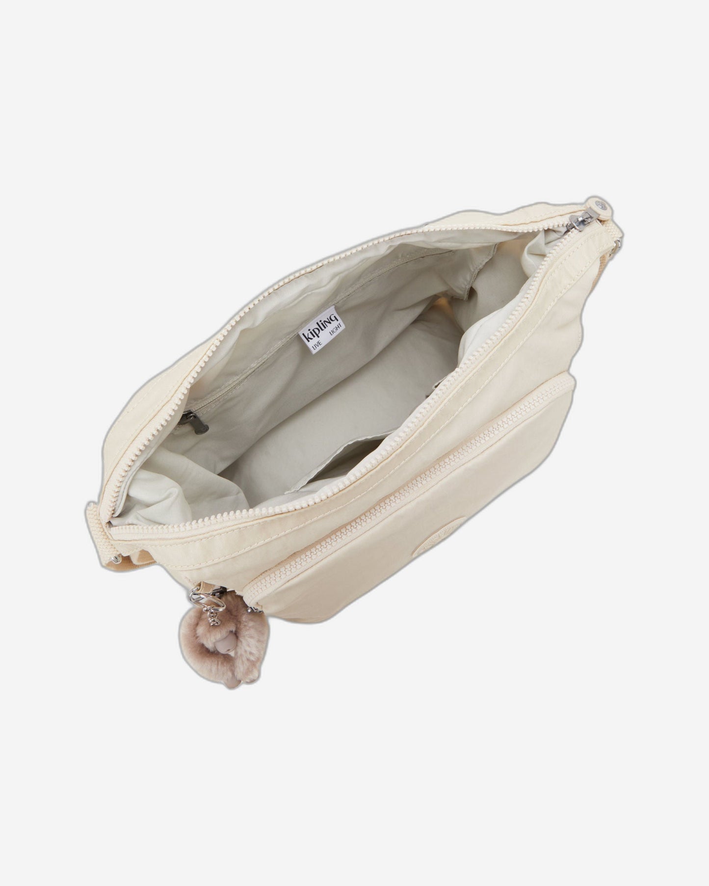 Kipling Gabb Beige Pearl Large Crossbody Bag C2I3945-3KA