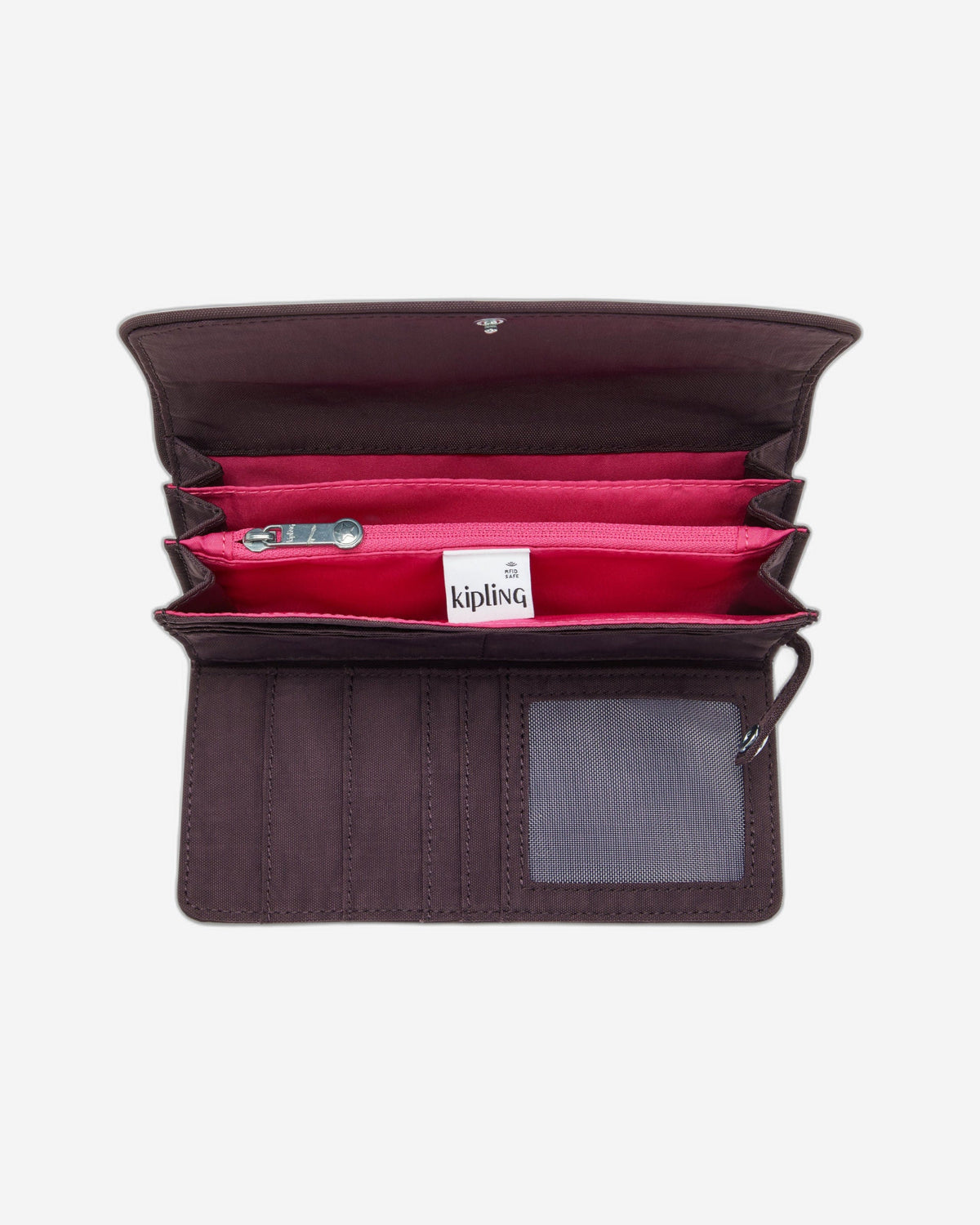 Kipling Money Land Ultimate Plum Large Wallet I4191-67U