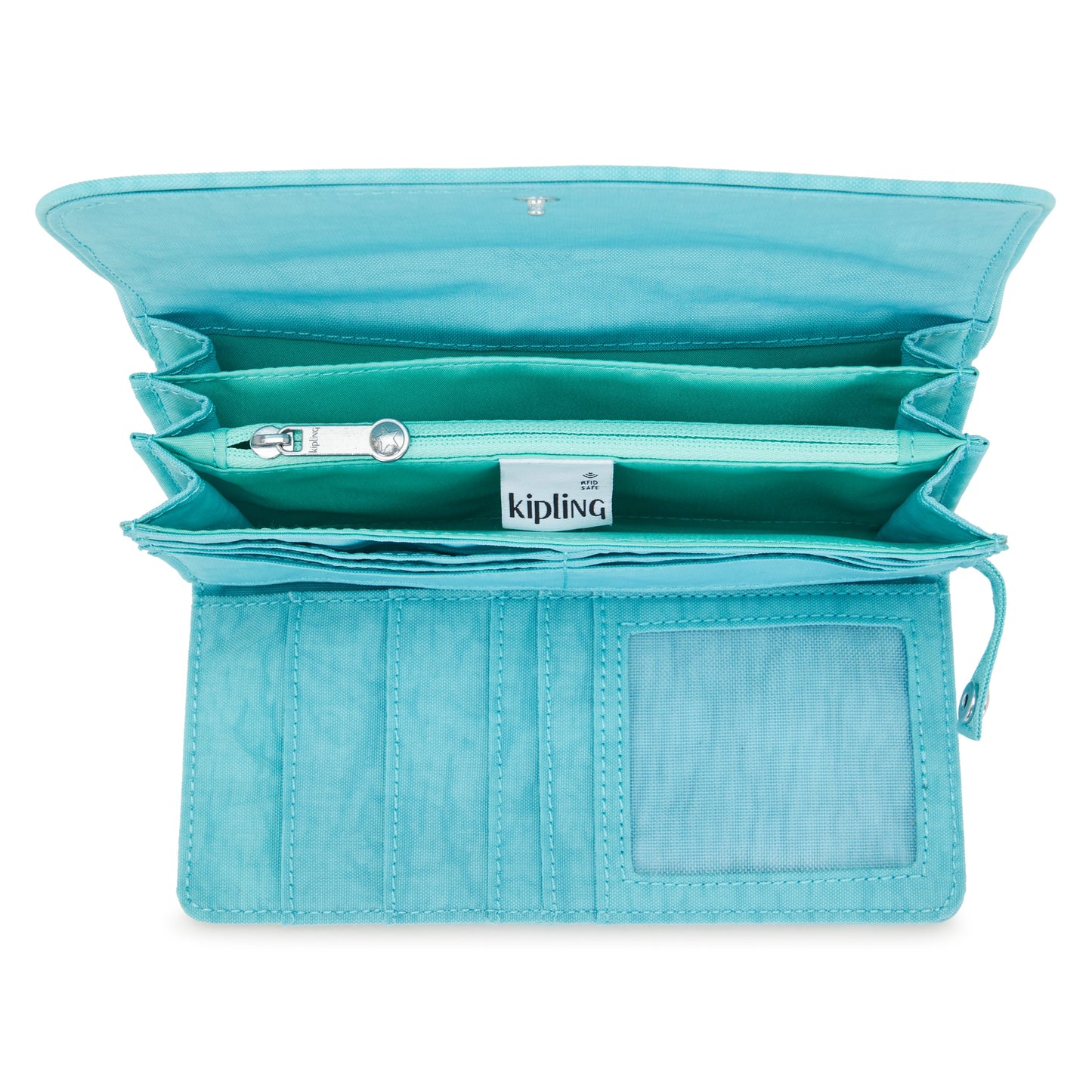 KIPLING-Money Land-Large Wallet-Deepest Aqua-I4191-T6E