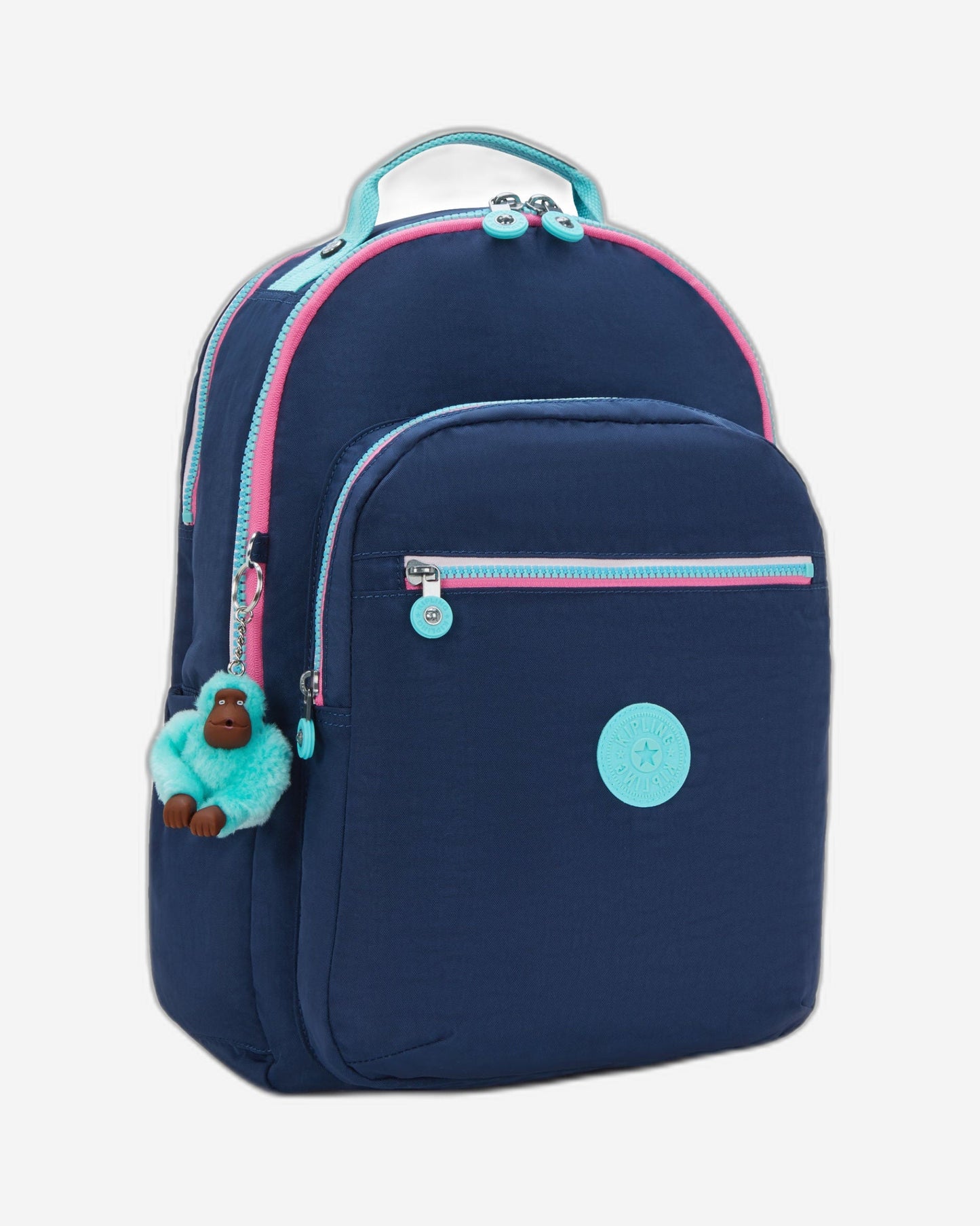 Kipling Seoul Lap Resort Navy Large backpack with laptop compartment I4275-2DG
