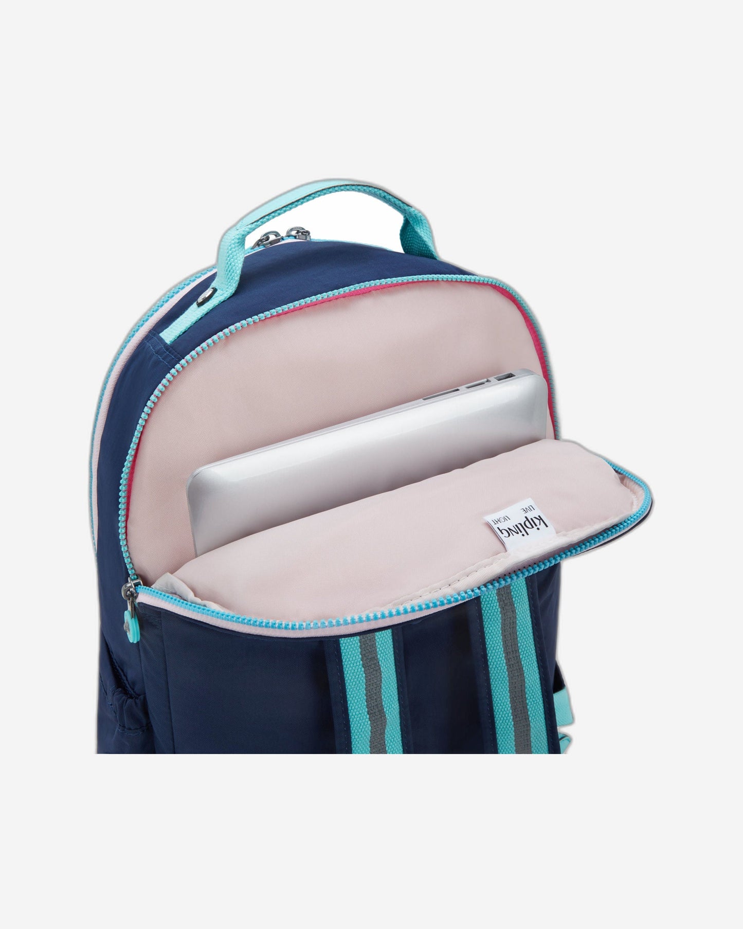 Kipling Seoul Lap Resort Navy Large backpack with laptop compartment I4275-2DG