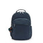 Kipling Seoul Lap True Blue Tonal Large Backpack C2I4275-4DX