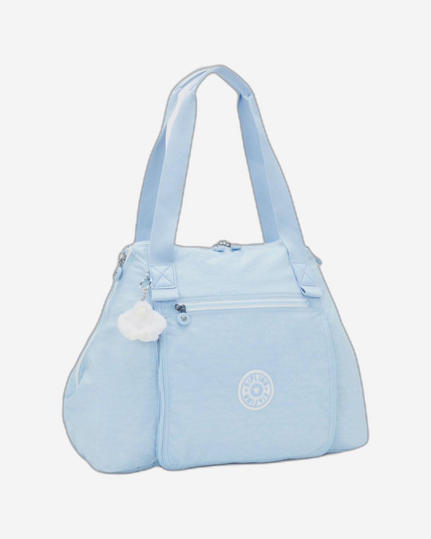 Kipling Wellness Art M Frost Blue Bl Large Tote Bag C2I4277-LZ8