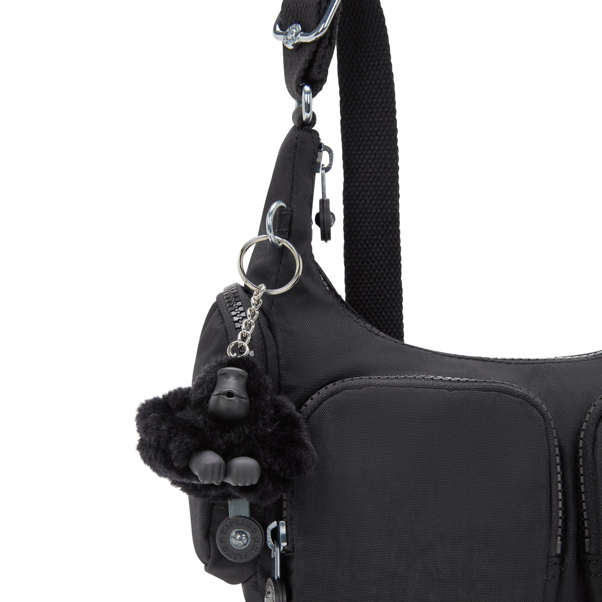 Kipling Rikka S Black Noir Small Crossbody Bag I4333-P39