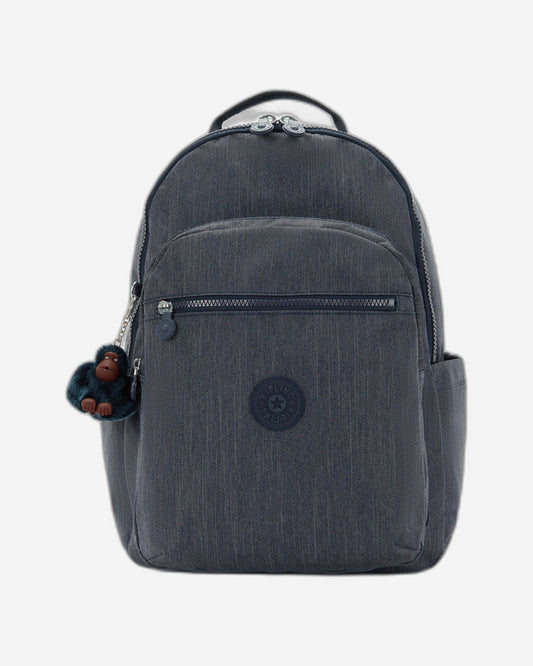Kipling Seoul College Extra Marine Navy Large backpack with laptop compartment I4352-58C