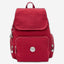Kipling City Zip S Red Red Wine Small Backpack I4430-6SE