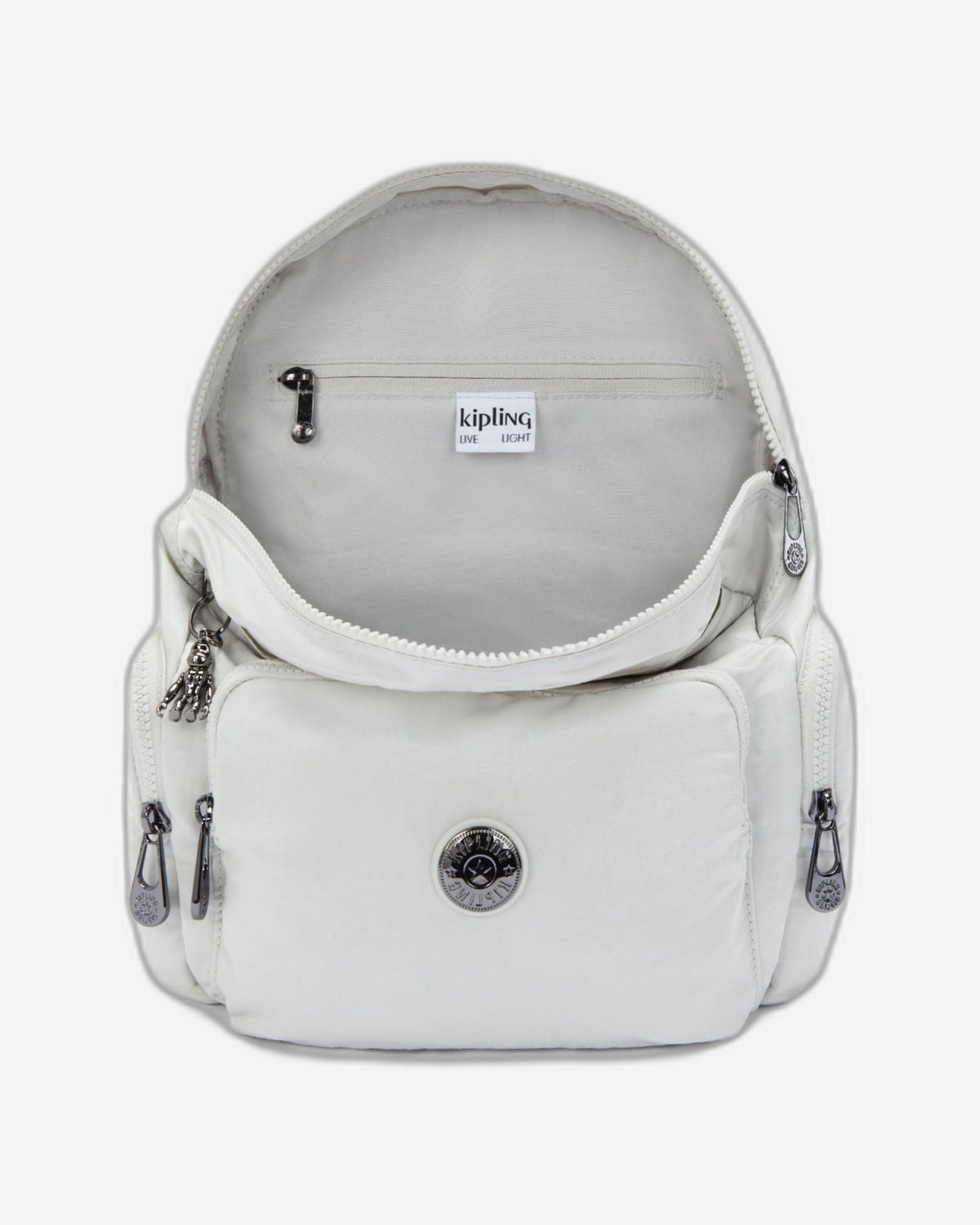 Kipling City Zip S Silver Night Small Backpack I4430-8EL