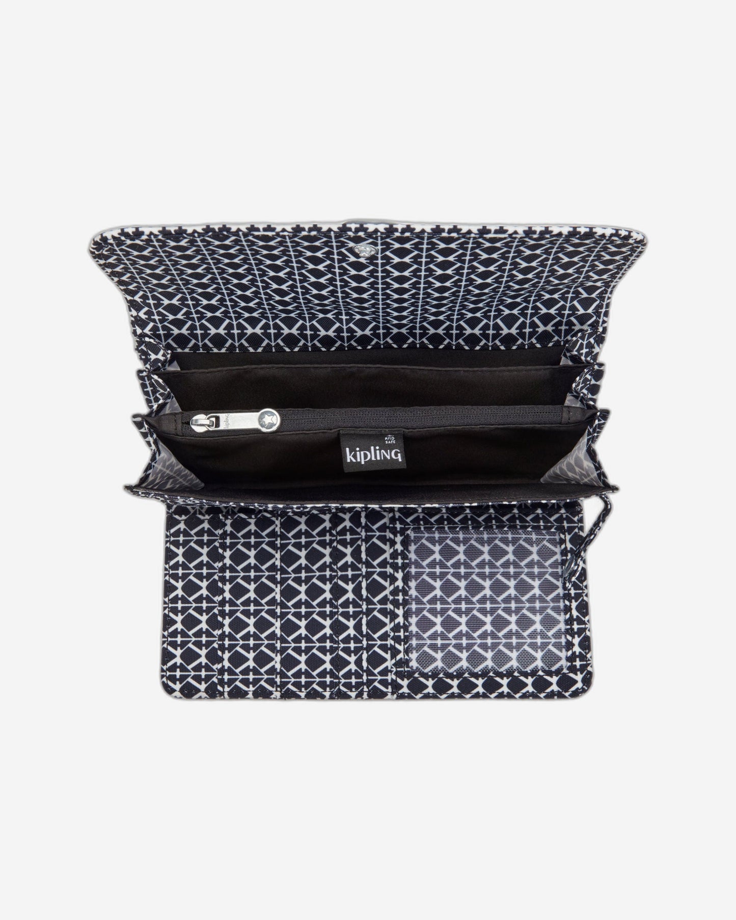 Kipling Money Land Signature Print Large Wallet C2I4437-DD2